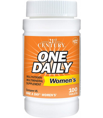 21st Century One Daily Women's Tablets, 100 Count
