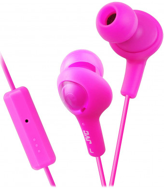 JVC HAFR6P Gumy Plus Headphones (Pink)