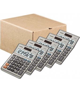 Casio MS-80B Standard Function Desktop Calculator / 5 Pack