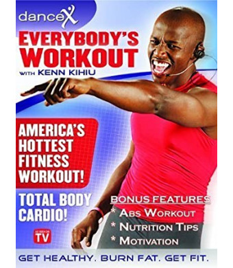 DanceX: Fun Total Body Cardio Fitness DVD - Everybody's Workout Home Exercise DVD with FREE Bonus Content - As Seen On TV - Dance to Lose Weight Workout DVD - Get Healthy Now - Safe for All Ages