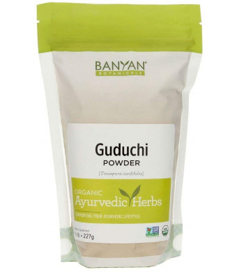 Banyan Botanicals Guduchi Stem Powder - USDA Organic, 1/2 Pound - Rejuvenating Herb for Digestion, Complexion, and Vitality*