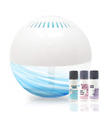 U.S. JACLEAN Aroma Globe Air Washer and Room Revitalizer Aromatizer White Noise Machine with Scented Aroma Oils