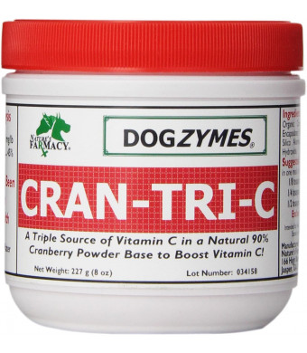 DOGZYMES Cran-Tri-C Health Supplement for Dogs, 8-Ounce
