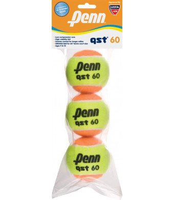 Penn QST 60 Felt Tennis Balls, 3 Ball Polybag