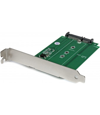 StarTech.com M.2 to SATA Expansion Slot Mounted SSD Adapter - NGFF Solid State Drive to SATA Converter - PCI or PCI-express Slot Mounted (S32M2NGFFPEX)