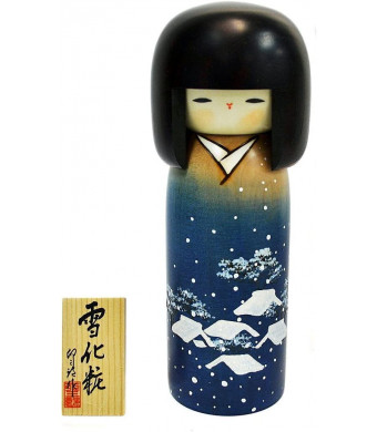 Usaburo Sosaku Kokeshi Doll Yukigeshou Made in Japan