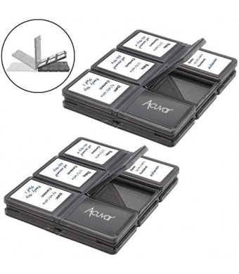 Acuvar 24 Slots, SD/SDHC Memory Card Hard Plastic Cases