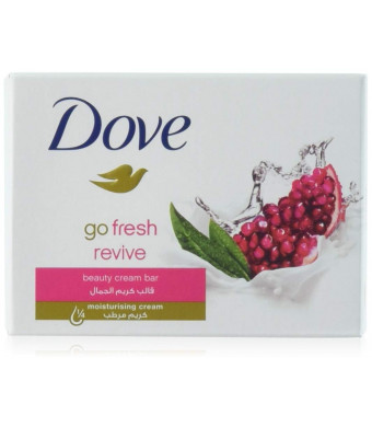 Dove Beauty Cream Bar Soap, Go Fresh Revive, 100 G / 3.5 Oz Bars (Pack of 12)