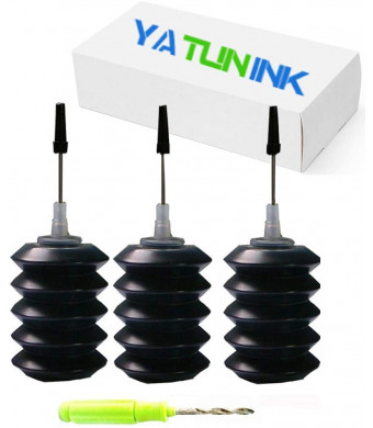 YATUNINK Refill Ink Refill Kit 30ml Replacement for Canon PG-245XL Cl-246XL Refill Ink Kit Work with PIXMA MG2520 MG2920 MG2922 MG2924 MG2420 MG2522 MG2525 MG3020 MG2555 MX490 MX492 Printer(3x30ML BK)