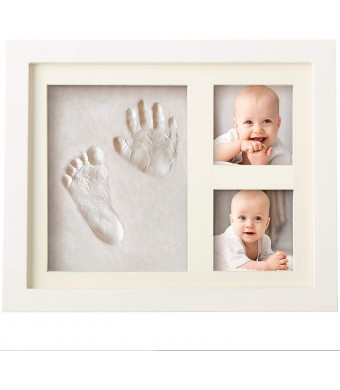 Bubzi Co Baby Footprint Kit and Handprint Kit for Baby Girl Gifts and Baby Boy Gifts, Unique Baby Shower Gifts, Personalized Baby Gifts for Baby Registry, Keepsake Box for Room Wall Nursery Decor