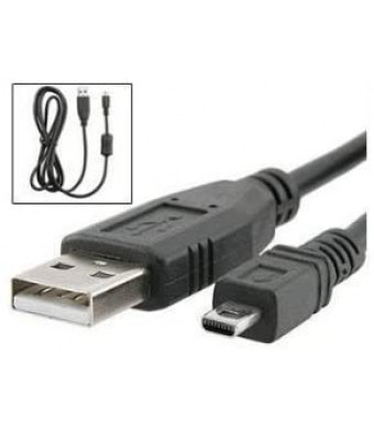 Replacement Compatible USB Cable For Panasonic Lumix DMC-ZS30 / TZ40 By Mastercables
