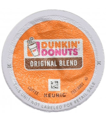 Dunkin' Donuts 2091512 Original Blend Coffee K-Cup Pods Medium Roast 44/Box (006933)