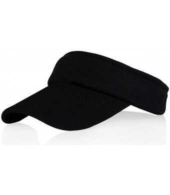 Multiple Colors Sun Visors for Women and Girls, Long Brim Thicker Sweatband Hat