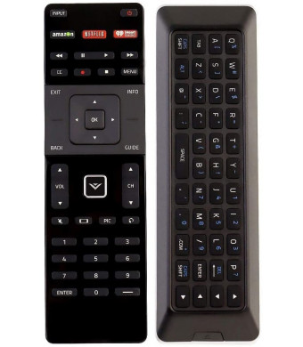 New XRT500 QWERTY Keyboard with Back Light Remote fit for VIZIO M43-C1 M49-C1 M50-C1 M55-C2 M60-C3 M65-C1 M70-C3 M75-C1 M80-C3 M322I-B1 M422I-B1 M492I-B2 M502I-B1 M552I-B2 M602I-B3 M652I-B2 M702I-B3