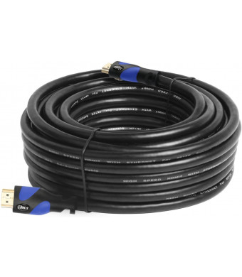 Postta HDMI Cable(50 Feet Blue) Ultra HDMI 2.0V Support 4K 2160P,1080P,3D,Audio Return and Ethernet - 1 Pack