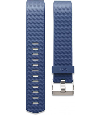 Fitbit Charge 2 Accessory Band, Blue, Large