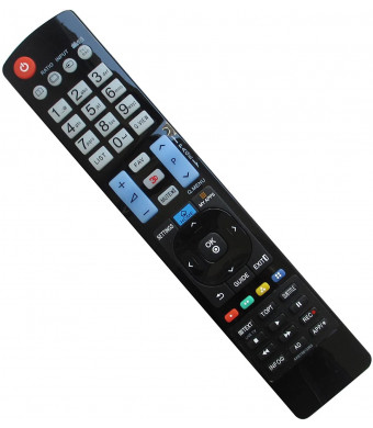 Replacement Remote Control Fit for LG 60PS11 55UF8500 60UF8500 65UF8500 43UH6500 55UH6500 49UH6500 LA6400 55LA6210 55LA6400 42LW5300 47LW5300 55LW5300 4K Ultra HD Smart 3D Plasma LCD LED HDTV TV
