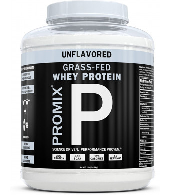 ProMix Nutrition Container of Unflavored Grass-Fed Whey Protein, 1 Pound