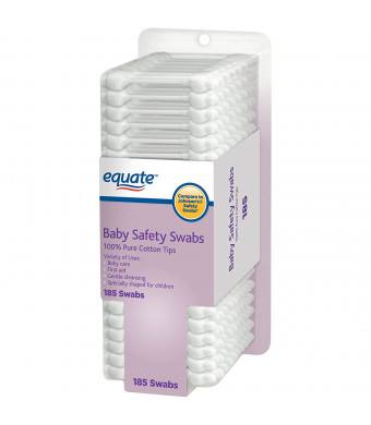Equate Baby Safety Swabs, 185 Swabs (Compare Johnson's Safety Swabs)