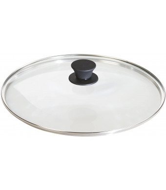 Lodge Tempered Glass Lid (12 Inch)  Fits Lodge 12 Inch Cast Iron Skillets and 7 Quart Dutch Ovens