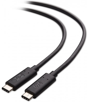 Cable Matters USB-IF Certified USB C to USB C Cable 100W Power Delivery in Black 3.3 Feet (USB 2.0 Speed, No Video Support)