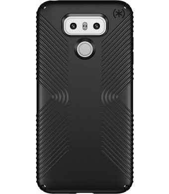 Speck Products Presidio Grip Cell Phone Case for LG G6 - Black/Black