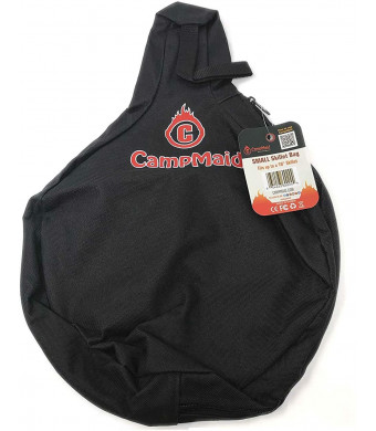CampMaid Small Skillet Bag  for 8' or 10' Skillet  12' x 17' x 3'  Durable Quality Chef Bag  Lightweight Small Bag  Convenient Outdoor Cookware Portability  Multipurpose Camping Organizer