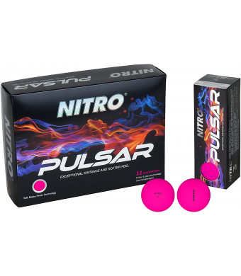 Nitro Pulsar Box Golf Balls (Pack 12)