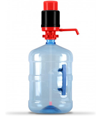 Brio Universal Manual Drinking Water Pump (Red/Black)
