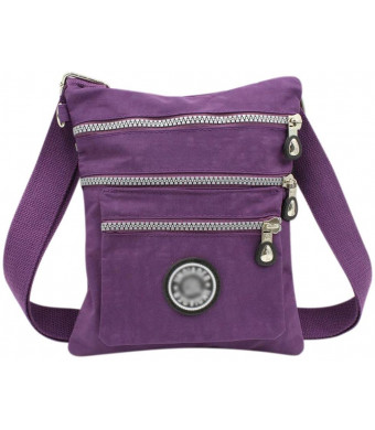 Aibearty Boho Nylon Crossbody Bag Tribal Little Purse Cell Phone Pouch Travel Shoulder Bag