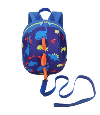DB Dinosaur Toddler mini backpack with leash,children Kids baby harness bookbag