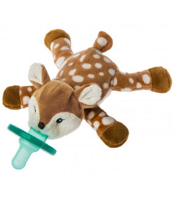 Mary Meyer WubbaNub Soft Toy and Infant Pacifier, Amber Fawn