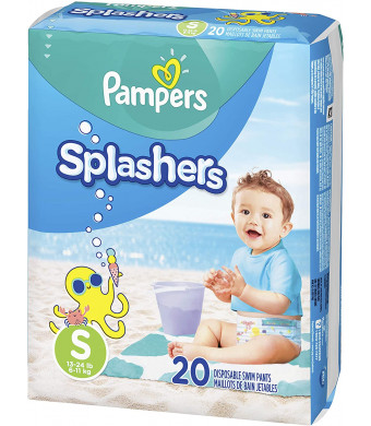 Pampers Splashers Swim Diapers Size S 20 Count