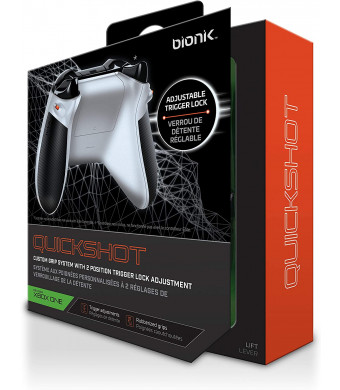 Bionik QuickShot Trigger Grips for Xbox One, White