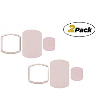 SCOSCHE MPKRG2PK-UB MagicMount Magnetic Mount Trim Rings and Replacement Plate Kit for Mobile Devices, Rose Gold (Pack of 2)