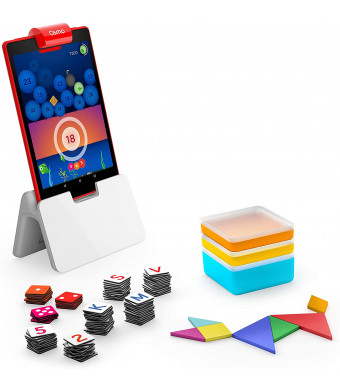 Osmo - Genius Kit for Fire Tablet - 5 Hands-On Learning Games - Ages 5-12 - Problem Solving and Creativity - STEM - (Osmo Fire Tablet Base Included - Amazon Exclusive)