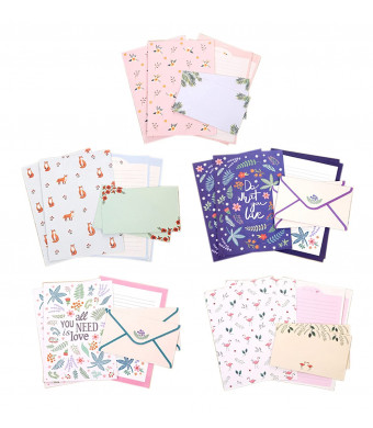 IMagicoo 48 Cute Lovely Writing Stationery Paper Letter Set with 24 Envelope/Envelope Seal Sticker (8)