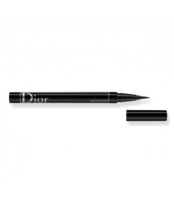 Christian Dior Diorshow On Stage Liquid Eyeliner 091 Matte Black for Women, 0.01 Ounce