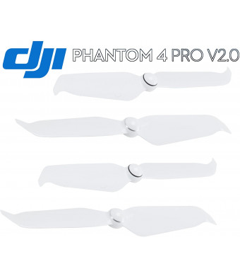 DJI Phantom 4 Pro V2.0 New 9455S Low-Noise Quick-Release Propellers 2 Pairs Pack,White with Luckybird USB Reader
