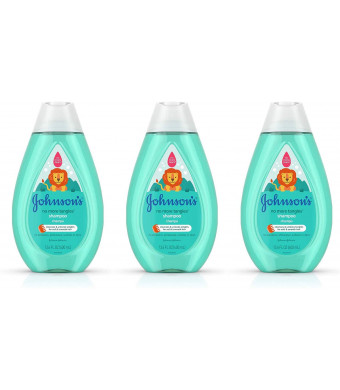 Johnson's No More Tangles Detangling Shampoo for Toddlers and Kids, Gentle No More Tears Formula, Hypoallergenic and Free of Parabens, Phthalates, Sulfates and Dyes, 13.6 fl. Oz (Pack of 3)