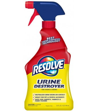 Resolve Urine Destroyer Spray Stain and Odor Remover, 32oz