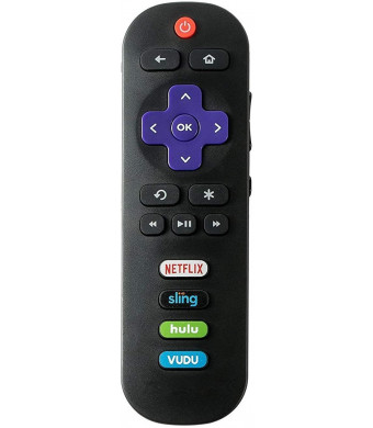 Remote Control fit for TCL Roku TV 65S405 65S401 55UP120 55US57 55S401 55S405 50FS3750 55FS3700 49S405 48FS3700 48FS3750 43FP110 43UP120 43S405 40FS3800 40S3800 32S3850 32S3700 32S3800 32S301 32S800
