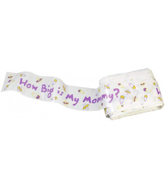 Simplicity Measure Belly Baby Shower Game, 1pc, 150ft L x 0.1'' W x 2''H