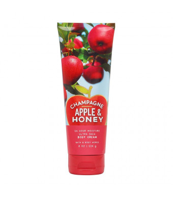 Bath and Body Works Champagne Apple and Honey Ultra Shea Body Cream, 8 Ounce