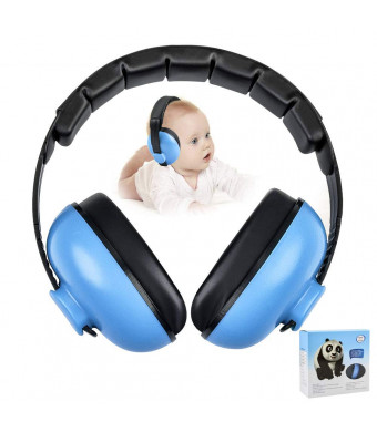 Noise Cancelling Headphones for Kids, Babies Ear Protection Earmuffs Noise Reduction for 0-3 Years Babies, Toddlers, Infant (Blue)