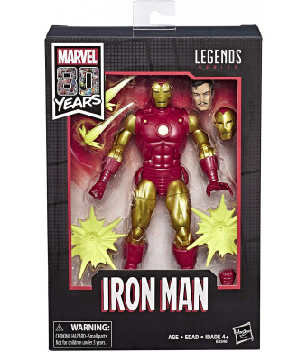 Marvel Comics 80th Anniversary Legends Series 6"-Scale Vintage Comic-Inspired Iron Man