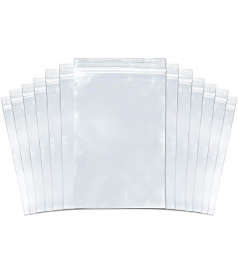 SNL Quality Zip Lock Reclosable Clear Disposable Plastic Bags, Strong | 4" X 6" - 2 MIL - 100 Bags