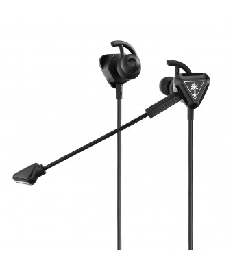 Turtle Beach Battle Buds In-Ear Gaming Headset for Mobile Gaming, Nintendo Switch, Xbox One, PS4, Pro, and PC - Black/Silver - Nintendo Switch