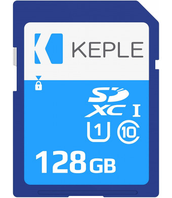 128GB SD Card Class 10 High Speed Memory Card Compatible with Nikon D3100, D3300, D3400, D5100, D5300, D5500, D5600, D7100, D7200, D7500, D610, D750, D810, D850, D810A Camera | UHS-1 U1 SDXC 128 GB