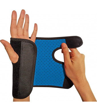 RiptGear Wrist Brace for Women and Men  Adjustable Support with Removable Splint - Wrist Sprains, Carpal Tunnel Syndrome, Tendonitis - Reinforced Construction  Wrist Brace Right Hand (Right)